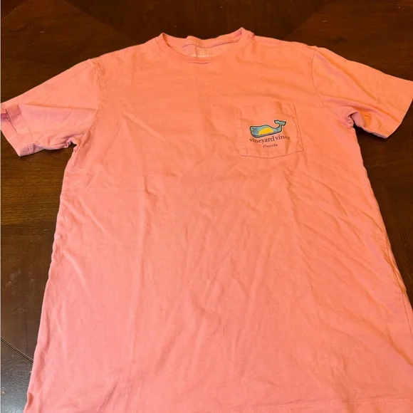 Vineyard Vines FLORIDA Pink Cotton Tee Size XS - Picture 2 of 4